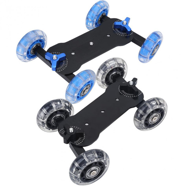 2Colors Camera Rail Car Stabilizer Desktop Table Dolly for Canon 5DII / 7D / 60D SLR Camera Rails systems