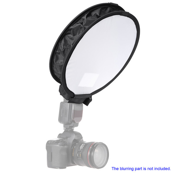 31cm / 12.2in Portable Mini Round Studio Softbox Photography Flash Diffuser Softbox for Speedlite