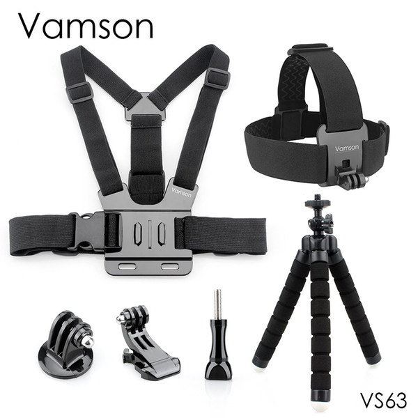 Octopus Tripod Mini Monopod Chest Strap Belt Head Strap Mount For Gopro Hero 5 4 3+ Xiaomi Yi 4K SJ4000 Action Camera VS63