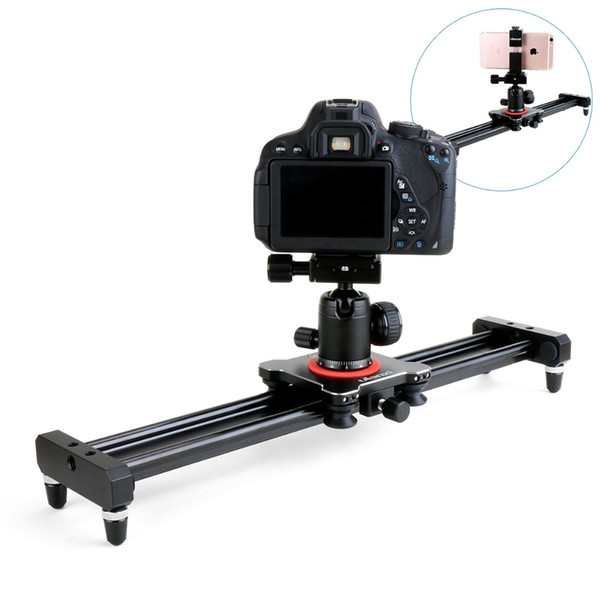 wholesale 40cm/50cm DSLR Camera Video Slider Track Dolly Rail Stabilizer System for Canon Pentax Sony Camcorder SLR Movie Film