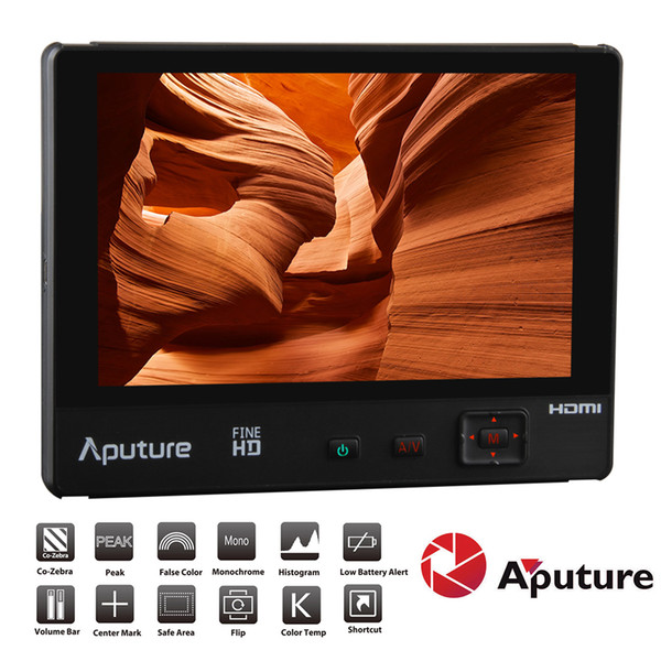 Aputure VS-2 FineHD 7inch Digital LCD Video Monitor 1920*1200 Native Resolution LTPS V-Screen for DSLR Camera Camcorder