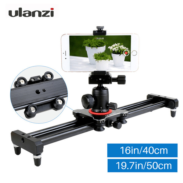 wholesale Camera Slider Aluminum Alloy Video Track Slider in Video Shooting Rail Stabilization System for iPhone Canon Nikon DSLR