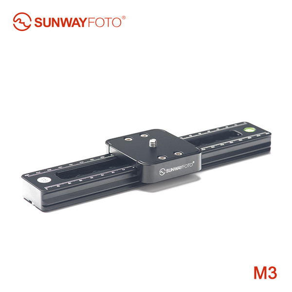 SUNWAYFOTO M3 camera dslr mini slider phone for video rail sliders visiophone travelling dslr camera slider timelapse ballhead