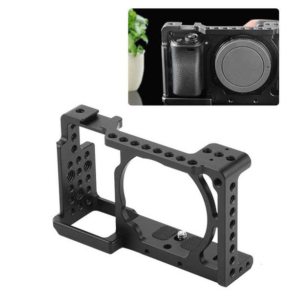 Durable 1/4 inch Thread Smartphone Cage Protector Video Camera Cage Stabilizer Protector Mount Case For Sony A6000 A6300, NEX7