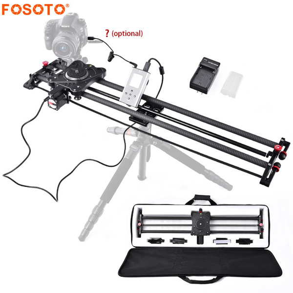 wholesale Stepper Motor Motorized Timelapse Video Slider Follow Focus Rail Carbon Slide for Electric Control DSLR Camera Shooting