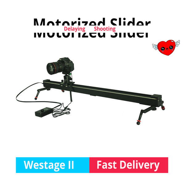 wholesale II 100 cm 1m professional Electric Control timelapse DSLR camera motorized slider with Track dolly rail for Nikon Canon