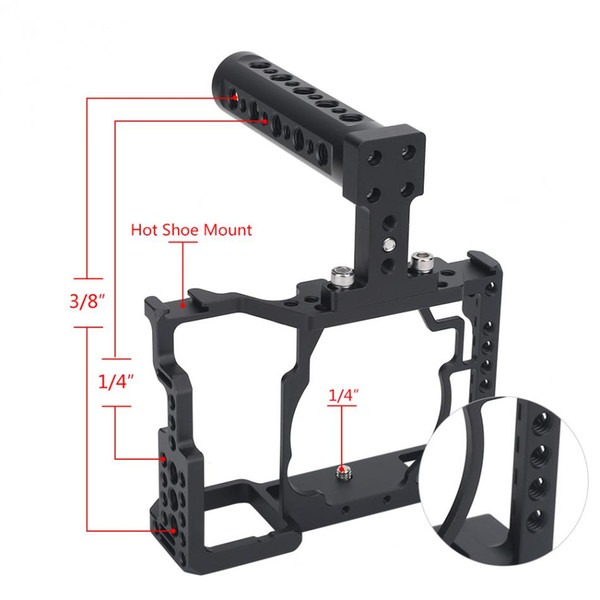 For Sony Camera Stabilizer Cage Protective Rig with Top Handle Kit for Sony A7 A7R A7S Camera