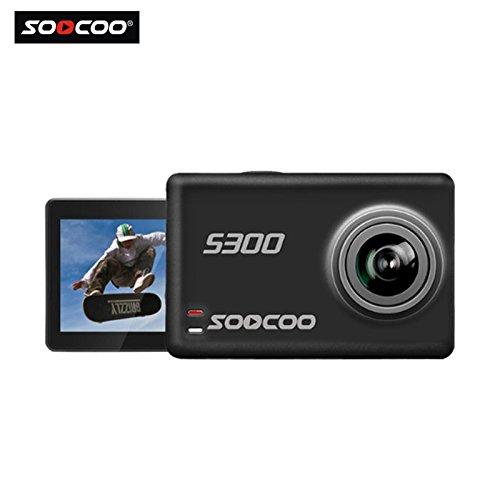 16GB TF Card + SOOCOO@ S300 4K HD 12MP 2.35 Inch TFT Touch WIFI Screen Sports Action Video Camera DV 170 Degrees Wide Angle Lens