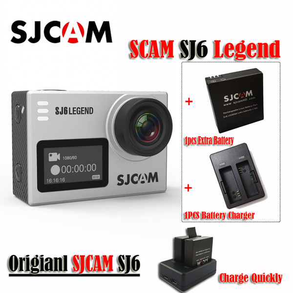 Original SJCAM SJ6 LEGEND 4K 24fps Ultra HD Notavek 96660 Waterproof Sports Action Camera 2.0