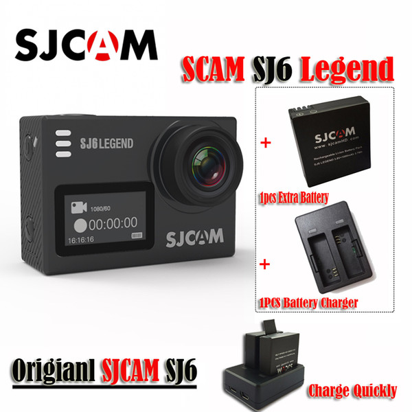 Original SJCAM SJ6 LEGEND 4K 24fps Ultra HD Notavek 96660 Waterproof Sports Action Camera 2.0