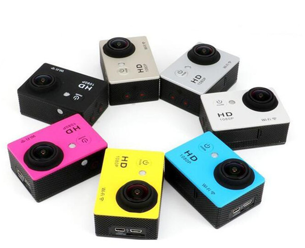 Various colors W9R Sports Cameras WIFI Remote Control Sports Video Camcorders 1080P 170 Lens 2