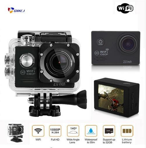 2017 New Model Action Camera Wifi 2.0 LTPS LED Sports extreme Mini Cam Recorder Marine Diving 1080P HD DV FOR SJ7000