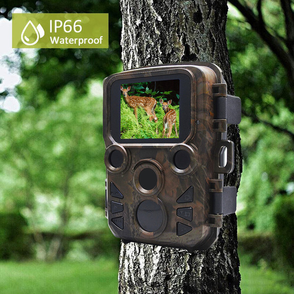 BekinTek IP66 Waterproof Infrared Night Vision Hunting Camera Motion Trigger Scouting Trail Camcorder Wide Angle 12MP 1080P for Wildlife