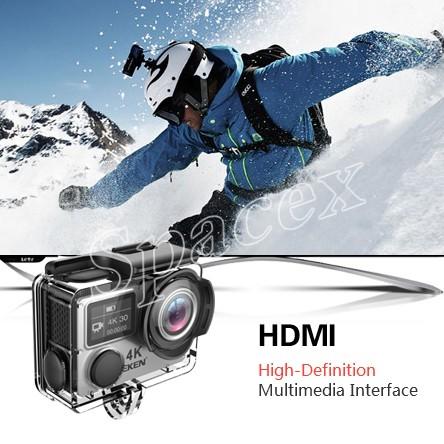 Cheapest Wholesale Original EKEN H6S Waterproof 2-inch touch DV EIS Native 4K Ultra HD Sports Camera WIFI HDMI 170 Wide Angle 2.4G