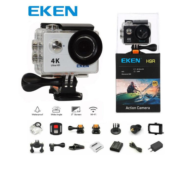 Original Action camera EKEN H9 H9R with remote control Ultra HD 4K WiFi HDMI 1080P 2.0 LCD 170D Sport camera waterproof with retail box