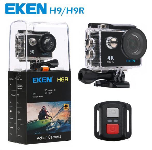 Original EKEN H9 H9R with remote control Ultra HD 4K WiFi HDMI 1080P 2.0 LCD 170D pro Sports camera waterproof +retail box