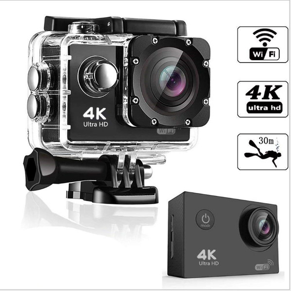 Ultra HD 4K Sport Action Camera 30m WIFI Waterproof Video Camera 16MP 1080P 2.0 Inch LCD Helmet Cam Diving Recorder