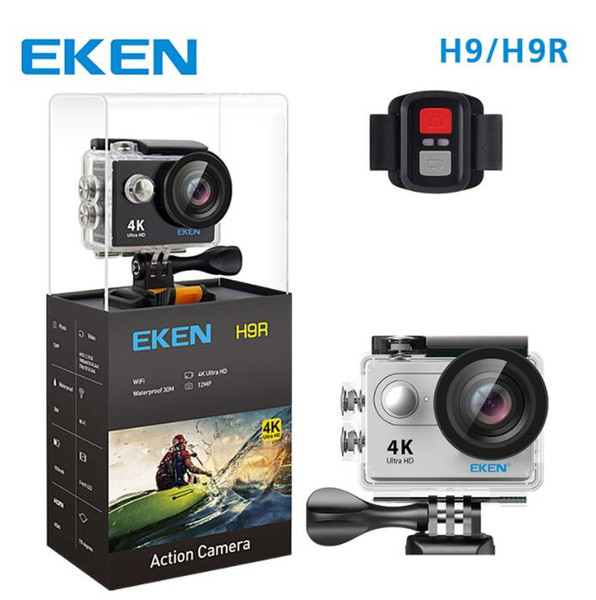 Action camera Original EKEN H9R remote Ultra HD 4K WiFi 1080P 60fps 2.0 LCD 170D pro sport waterproof go camera 1pcs