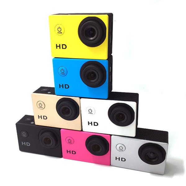 1080P Full HD Action Digital Sport Camera 2 Inch Screen Under Waterproof 30M DV Recording Mini Sking Bicycle Photo Video Camera 10pcs/lot