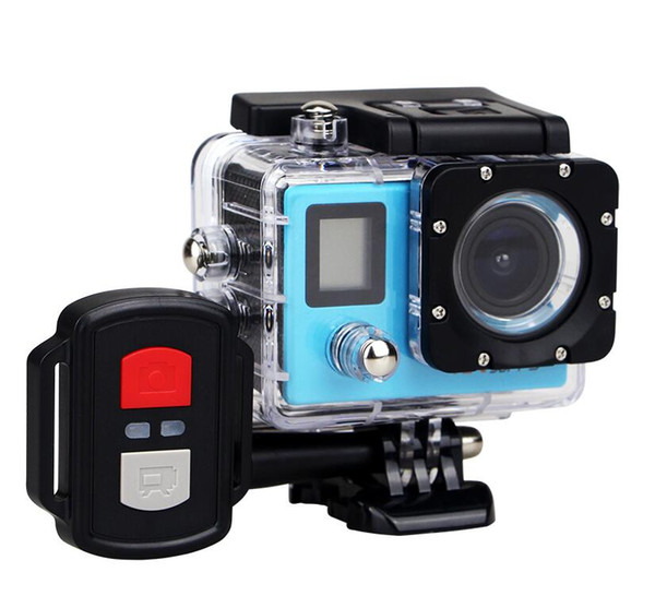 2019-H22R 4K Wifi Action Camera 2.0 Inch 170D Lens Dual Screen Waterproof Extreme Sports Camera pro HD DVR Cam+ Remote control