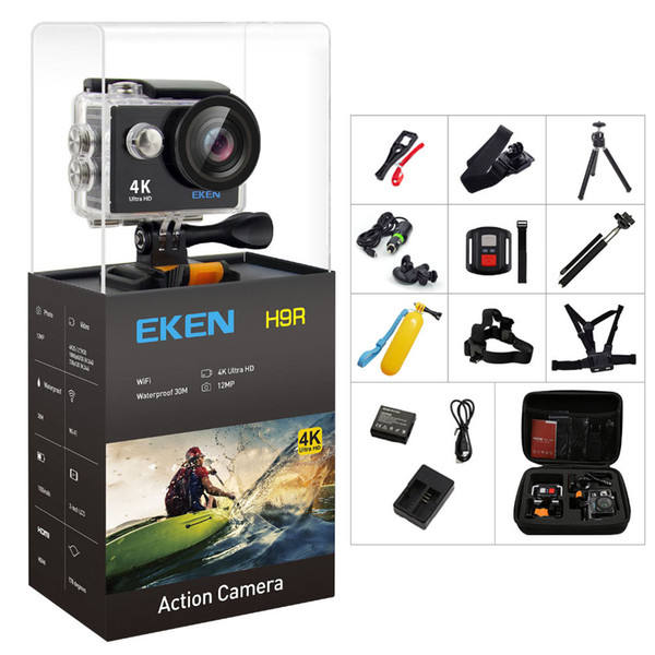 Original EKEN H9/H9R Action Camera 4K Ultra HD 1080p/60fps Mini Helmet Cam WiFi 2.0