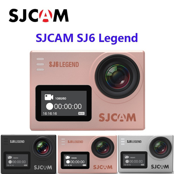 NEW SJCAM SJ6 LEGEND WiFi 4K 24fps Dual Screen Ultra HD Camera Notavek 96660 Chipset Waterproof Action Camera 1PCS