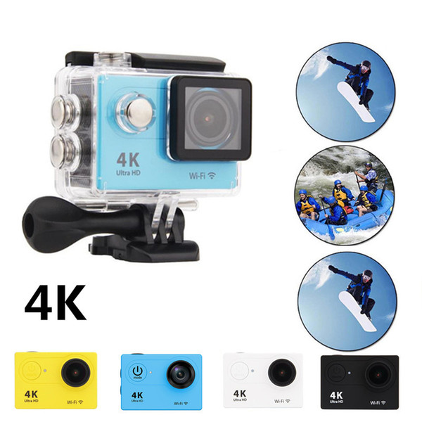 4k Sport Action Camera With Remote Control Wifi Ultra H9 HD 1080p Waterproof Mini Video Record Sports Camera With Retail Box