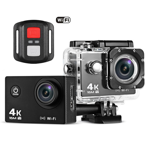 Waterproof Action Camera WiFi Camcorder with Remote Control Full HD 1080P Camera DVR Cam DV Video Camcorder 2.0 LCD 170 Lens Diving BA