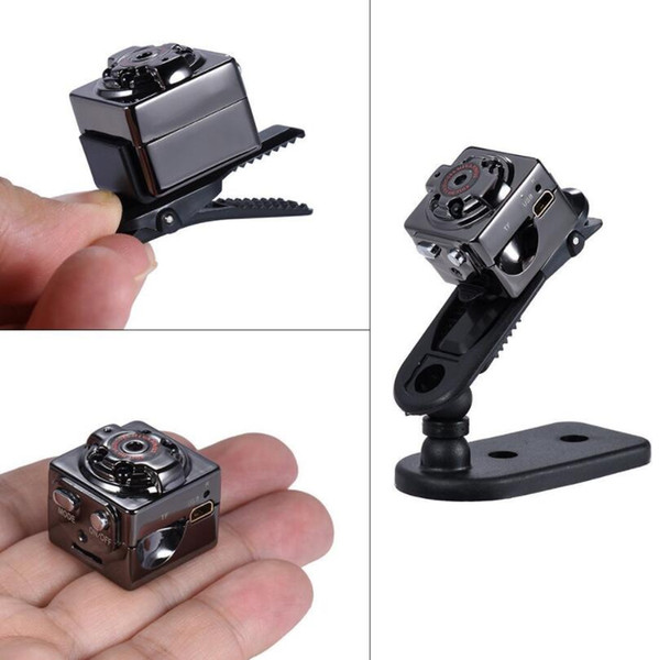 Mini HD Digital Camera 1080P 960P Mini HD Digital Camera Infrared Night Vision Outdoor Aerial Camera DV Video Car Driving Record SQ8