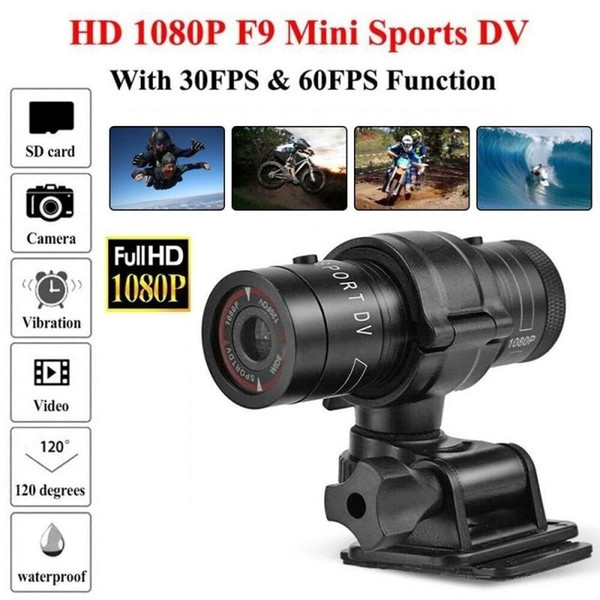 FULL HD 1080P Waterproof Motor Bike Motorcycle Action DVR Helmet Sports Camera Cam Video Recorder