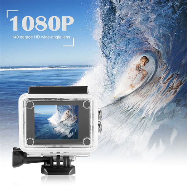 2 inch Full HD 1080P 12MP 140 degree Wide-angle 180 degree Rotating Waterproof Camera Camcorder 7 colors for choice