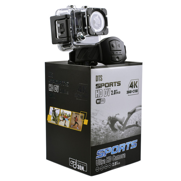 Ultra HD 4K WiFi Remote Control Sports Video Camcorder DV Waterproof Camera 2.0 Inch Screen 170 Degree Wide Angle Lens