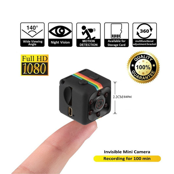 Mini Action Camera Sport DV 1080P Mini Infrared Night Vision Monitor Concealed small Camera SQ 11 small camera DV Video Recorder