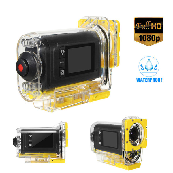 Mini Waterproof Underwater Action Video Camera 1080 HD Bike Motorcycle Sports WIFI Helmet Cam Pro Extreme Sport Cam