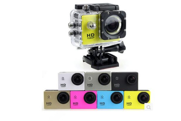 SJ4000 style Waterproof 2.0 Inch LCD Screen 1080P Full HD Camcorders Helmet Sport DV 30M Action Camera VS SJcam DHL Free