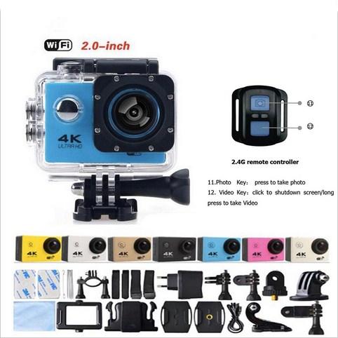 4K F60R 1080P Action Sports Camera WiFi Waterproof with Remote Control