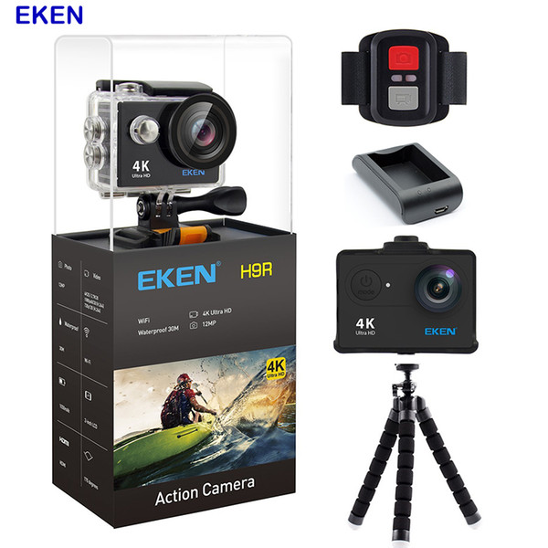 Original Eken Action Camera 4k Camera Wifi Waterproof Sports Camera 12MP 170 Degree Wide Angle Car Drone Camera