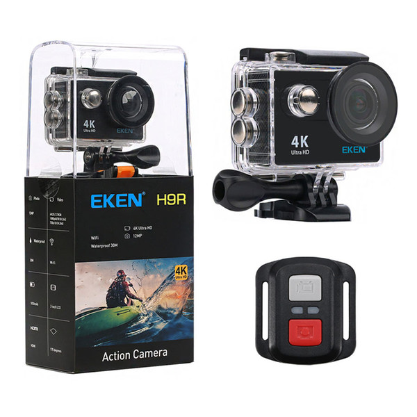 Original EKEN H9 H9R 4K 25fps Wifi Action Camera With 2.4G Wireless Remote Control 2.0 LCD 170 lens Helmet Cam