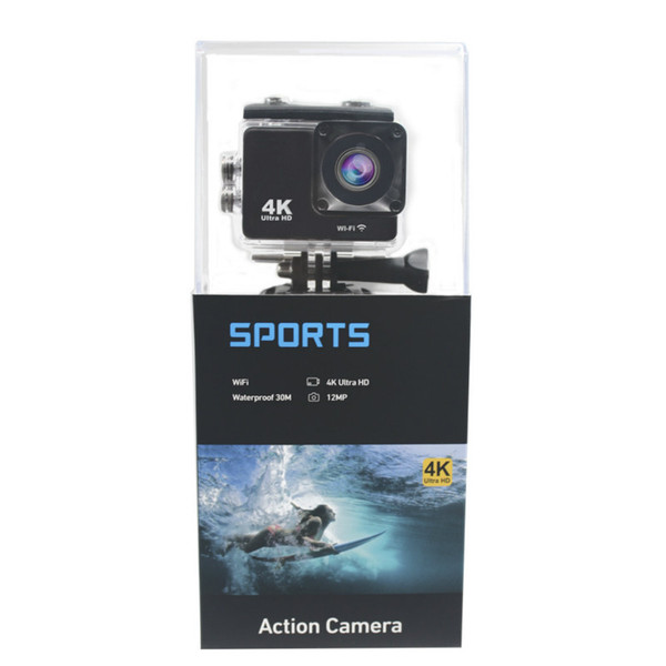 K5G Action Camera PK SJ4000 30M Waterproof HD 4K Sport Camera 2.0 Inch LCD Display 140 Degree Wide Angle Lens Outdoor Camera