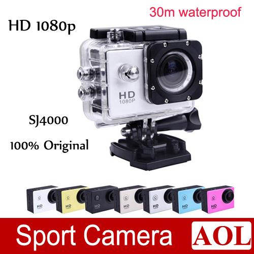 HOT 30m Waterproof Sport DV Camera SJ4000 HD DV Novatek 1080P 30fps 12 MegaPixels H.264 1.5