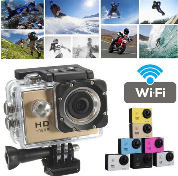 Cheapest SJ4000 A9 style 2 Inch LCD Screen mini camera 1080P Full HD Action Camera 30M Waterproof Camcorders Helmet Sport DV with retail box