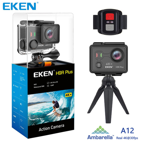 Original EKEN H9 H9R Plus wifi Action Camera Ambarella A12 Ultra HD Real 4K 30fps 14MP Photo for Panasonic waterproof sport Cam