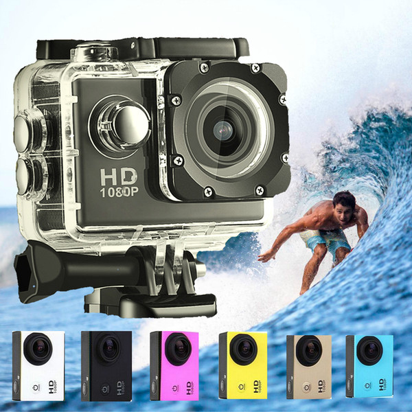 Waterproo A7 Sport Cam HD 1080P Helmet Sports DV Video Car Cam DV Action Waterproof Underwater 30M Camera Camcorder for Diving Surfing