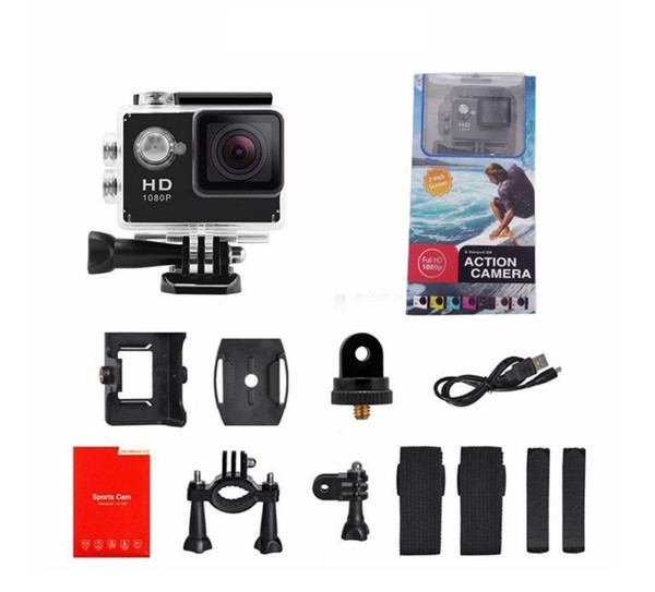 SJ4000 Full HD Action Digital Sport Camera 2 Inch Screen Under Waterproof 30M DV Recording Mini Sking Bicycle Photo Video Cam (Retail)