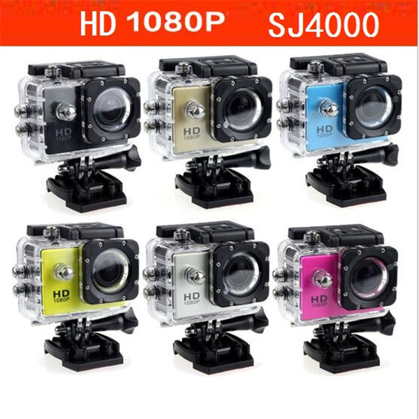 New 1080P Full HD Action Digital Sport Camera SJ4000 2 Inch Screen Under Waterproof 30M DV Recording Mini Sking Bicycle Photo Video Cam