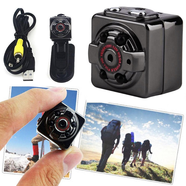 Metal SQ11 Mini HD 1080P Sports DV Camera Infrared Night Vision Sports Camera Aerial Camera DHL Free Shipping