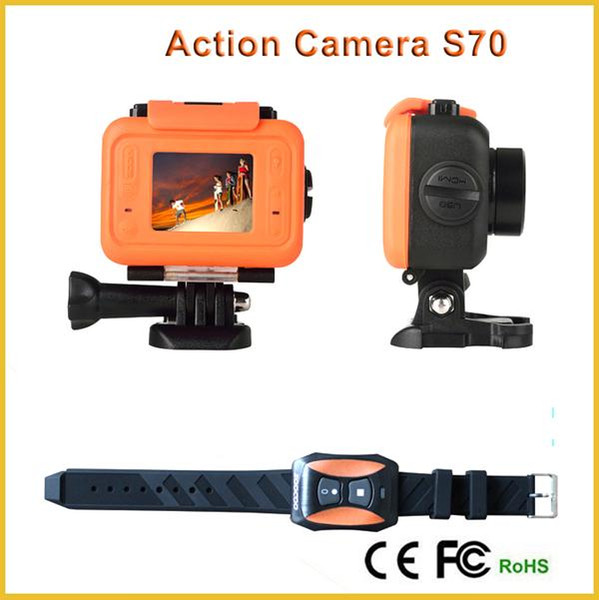 Original SOOCOO S70 Action Camera NTK96660 2K HD 1080P 60FPS Sport Cameras Waterproof 60M H.264 Build-in WIFI Camera Watch Remote Control