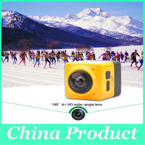 CUBE 360 Mini Sport Action Camera 720P 360 degree Panoramic VR Build-in WiFi Mini Ultra Travel Life DV 2016 New Arrival