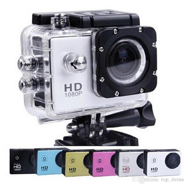 LCD Screen 1080P Full HD Action Camera 30M Waterproof Camcorders SJcam Helmet Sport DV Car DVR 5pcs SJ4000 style A9 2 Inch