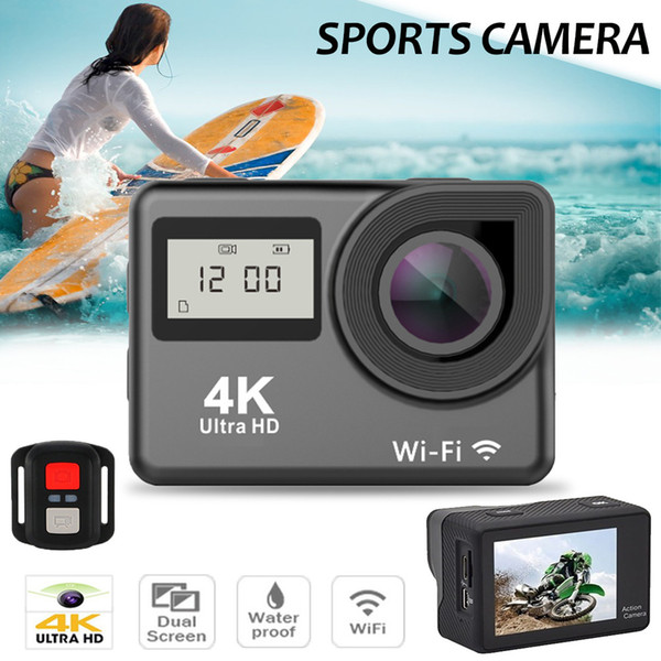 H23RT Sports Action Camera 4K Ultra HD Dual Screen Wi-Fi Control Waterproof Anti-Shaking For Hiking Skiing Riding Outdoors